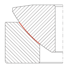 推力關(guān)節(jié)軸承 GE12-AW, 根據(jù) DIN ISO 12 240-3 標(biāo)準(zhǔn)，免維護(hù)