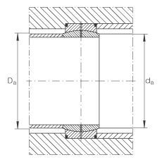 關(guān)節(jié)軸承 GE800-DO, 根據(jù) DIN ISO 12 240-1 標(biāo)準(zhǔn)，需維護(hù)